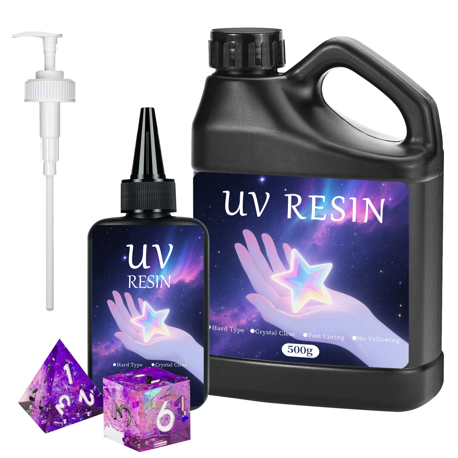 Epoxy Uv Resin Kit - UV 레진 키트 (캐스팅 도구 포함)