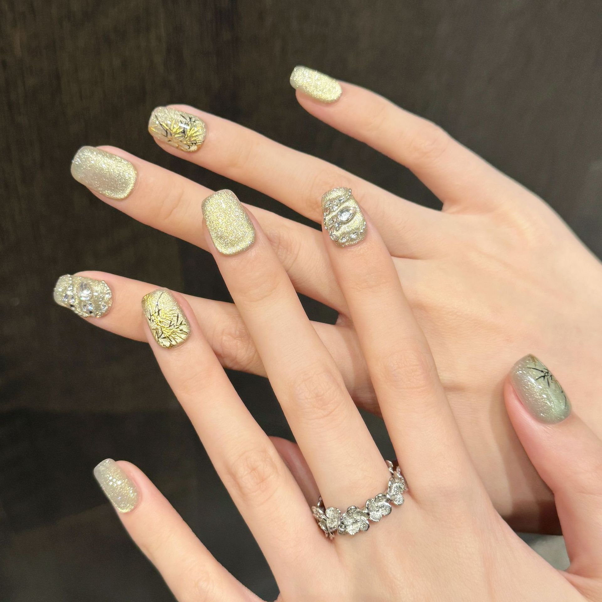 10개입 새로운 중국 스타일 수제 가짜 손톱 뱀 모양  - Resin Craft Material 리뷰 및 가격