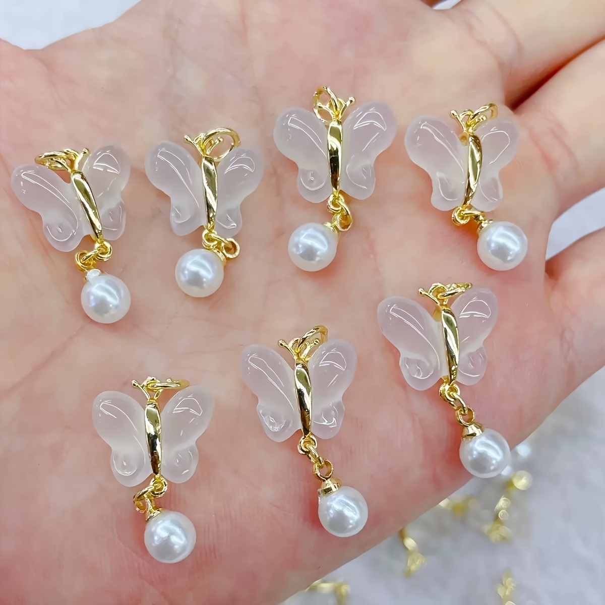 1개 레트로 나비 유리 펜던트 우아한 참 장식품 목걸이 - Resin Crafts Diy 리뷰 및 가격