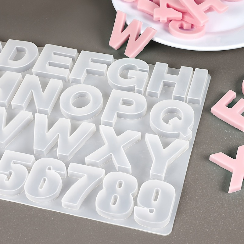 A부터 Z까지의 문자 펜던트 실리콘 몰드, 알파벳 및  - Serving Tray Mold 리뷰 및 가격