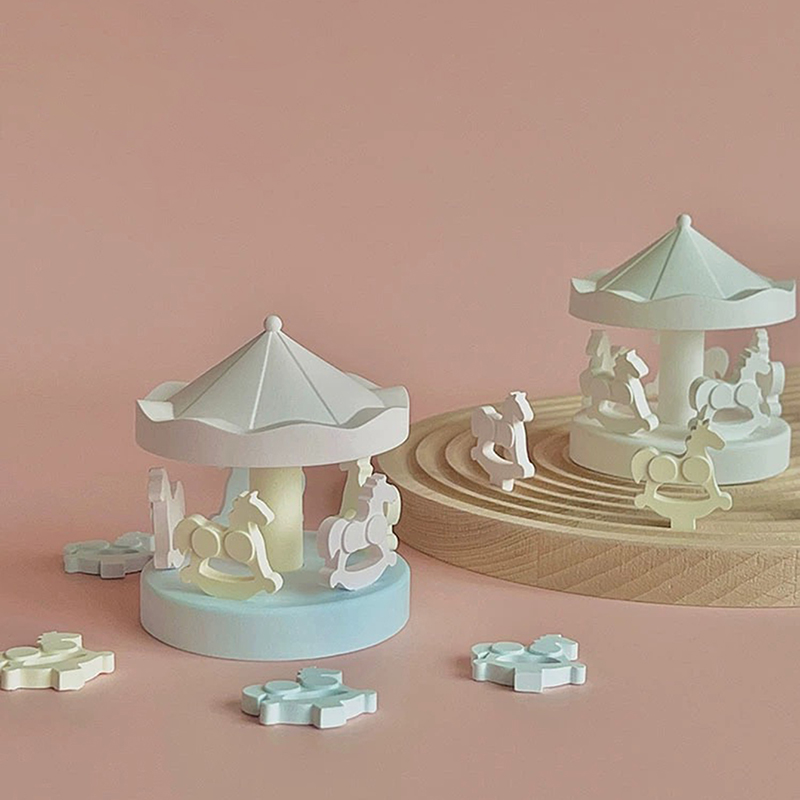 회전 목마 저장 항아리 실리콘 금형 시멘트 양초 항아리 - Coaster Mold Round 리뷰 및 가격