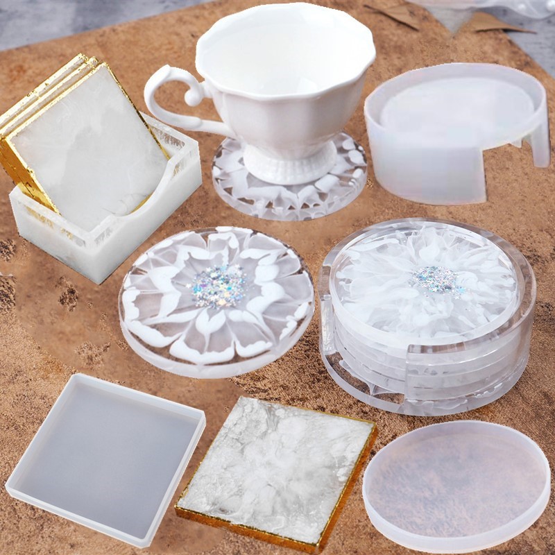 SNASAN 코스터 컵 매트 실리콘 몰드 수지 보관 상 - Serving Tray Mold 리뷰 및 가격