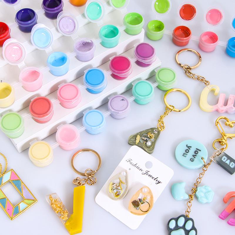 6색/세트 페이스트 안료 UV 레진 접착제 액상 착색제 - Resin Pigment Set 리뷰 및 가격