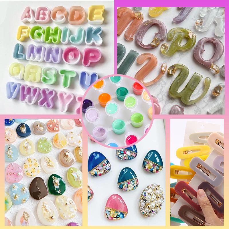 6색/세트 페이스트 안료 UV 레진 접착제 액상 착색제 - Resin Pigment Set 리뷰 및 가격