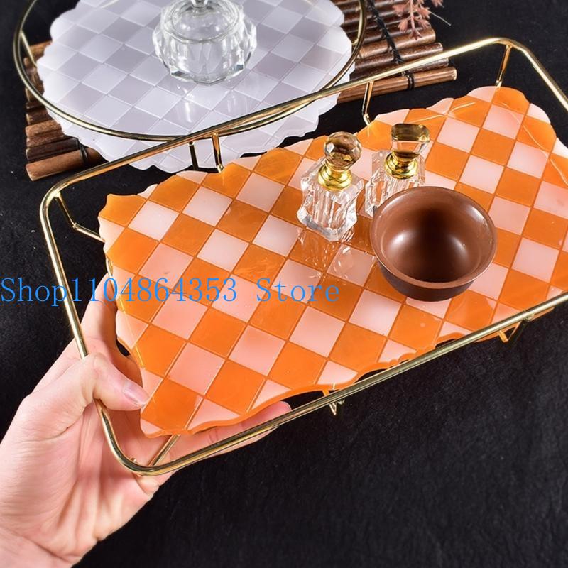 652F 바둑판 트레이 에폭시 수지 주조 금형 서빙 보 - Serving Tray Mold 리뷰 및 가격