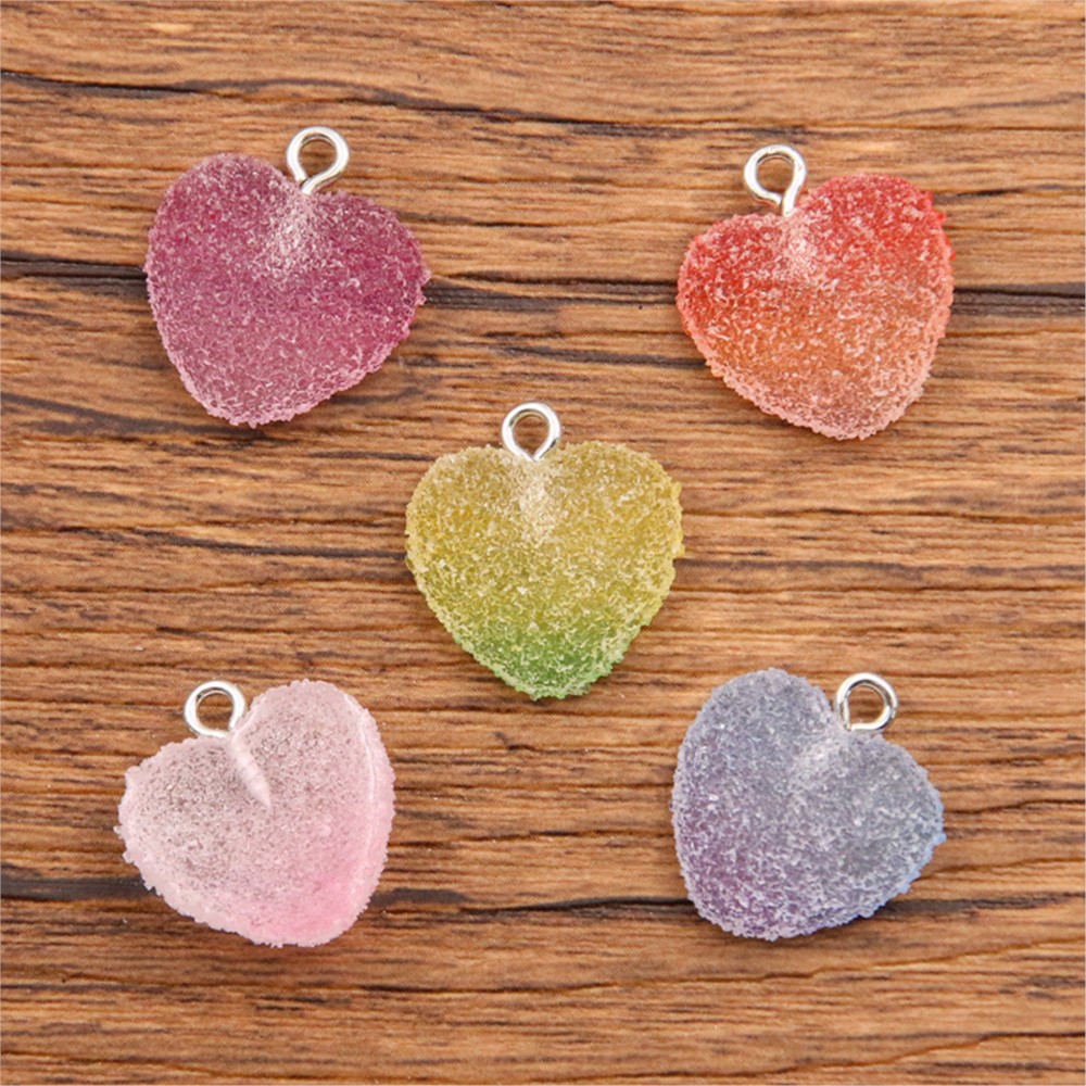 20Pcs 그라디언트 색상 캔디 수지 베어 스타 하트  - Resin Craft Projects 리뷰 및 가격