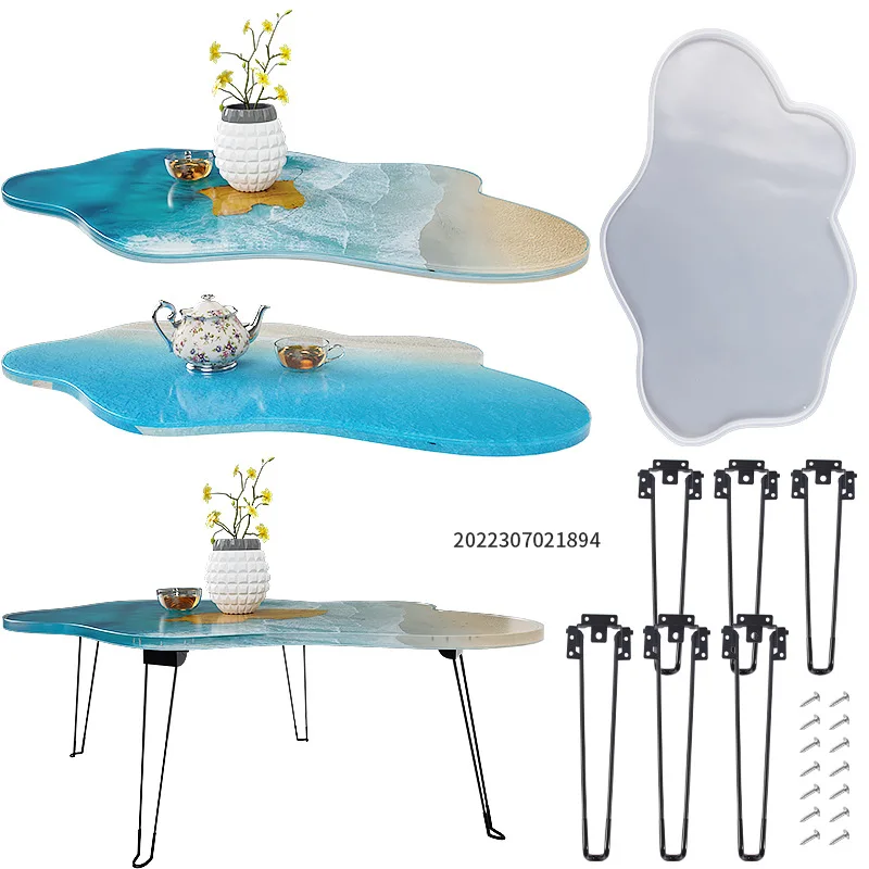 대형 61cm 불규칙한 트레이 에폭시 수지 실리콘 몰드 - Resin Ocean Wave Mold 리뷰 및 가격