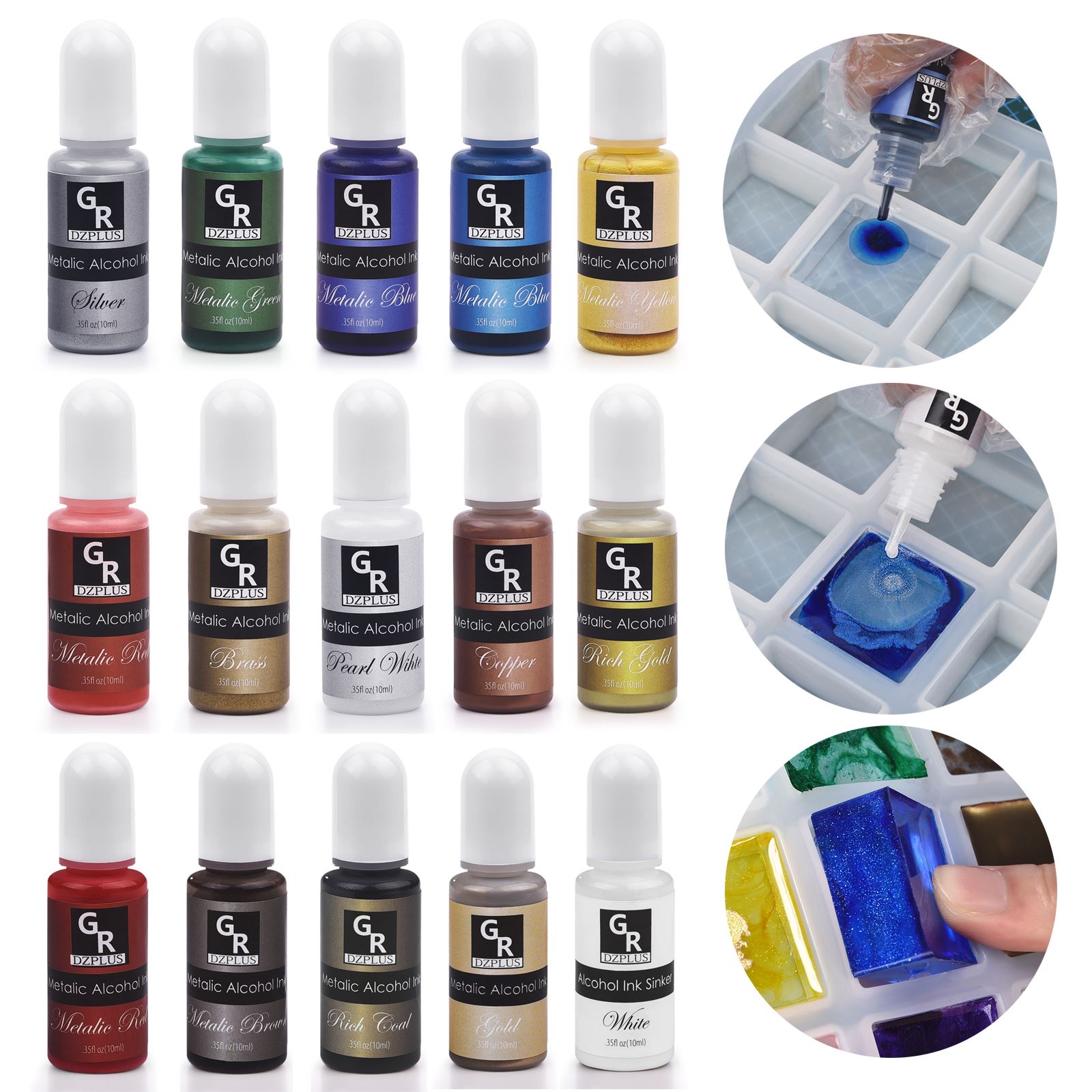 1 세트 수지 안료 키트 아트 잉크 알코올 액체 착색제 - Resin Pigment Set 리뷰 및 가격