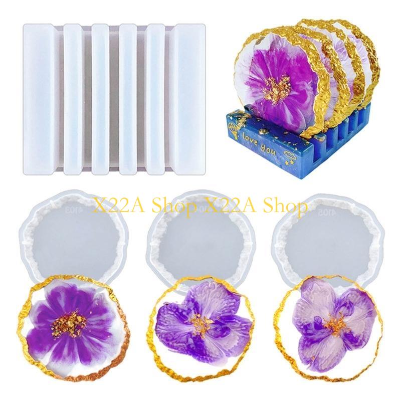 독특한 마노 컵 받침 실리콘 몰드 수지 트레이 몰드 코 - Serving Tray Mold 리뷰 및 가격